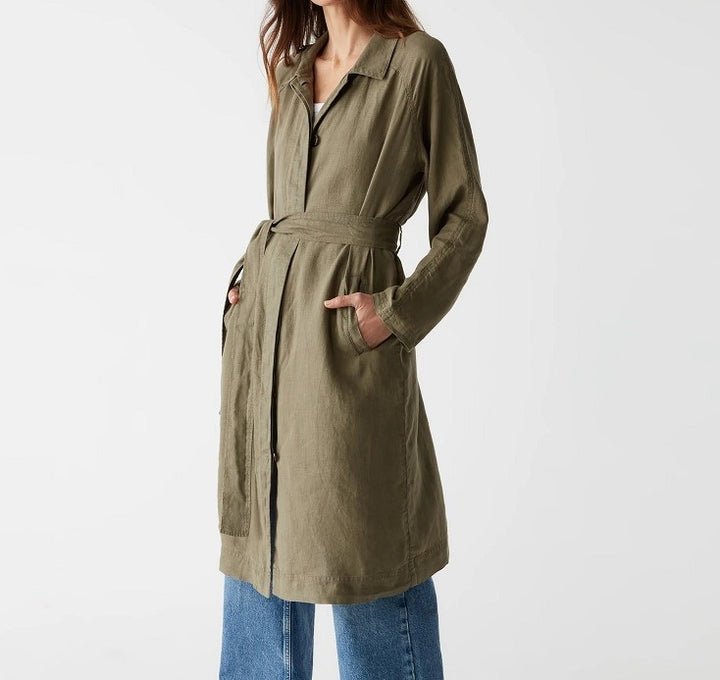 BELINDA JACKET W/ TIE-CAMO - Kingfisher Road - Online Boutique