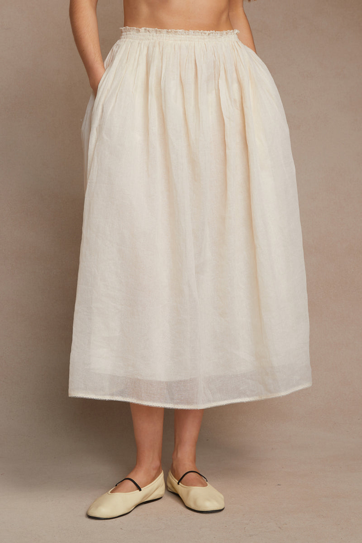 CAROLINE BALLET SKIRT-ANTIQUE WHITE - Kingfisher Road - Online Boutique