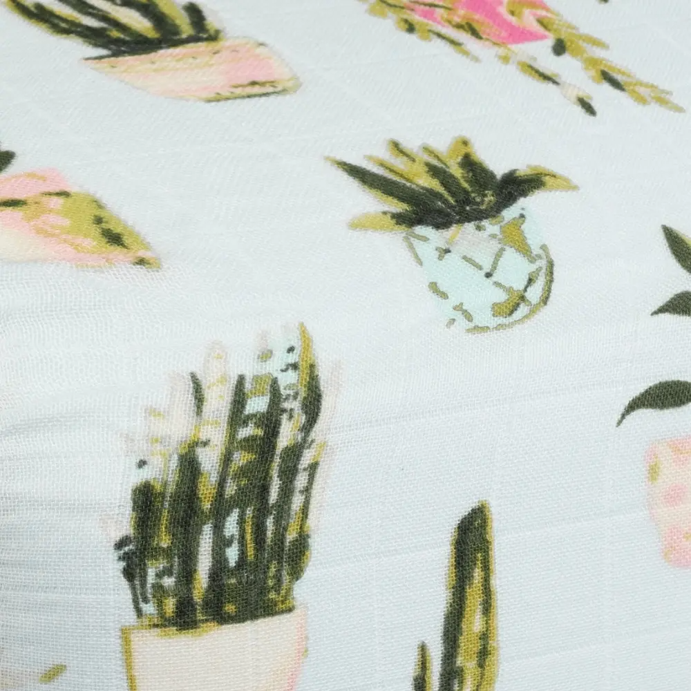 POTTED PLANTS BAMBOO CRIB SHEET - Kingfisher Road - Online Boutique