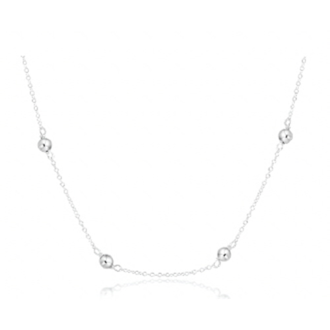 15'' 4MM SIMPLICITY CHAIN CHOKER-STERLING - Kingfisher Road - Online Boutique