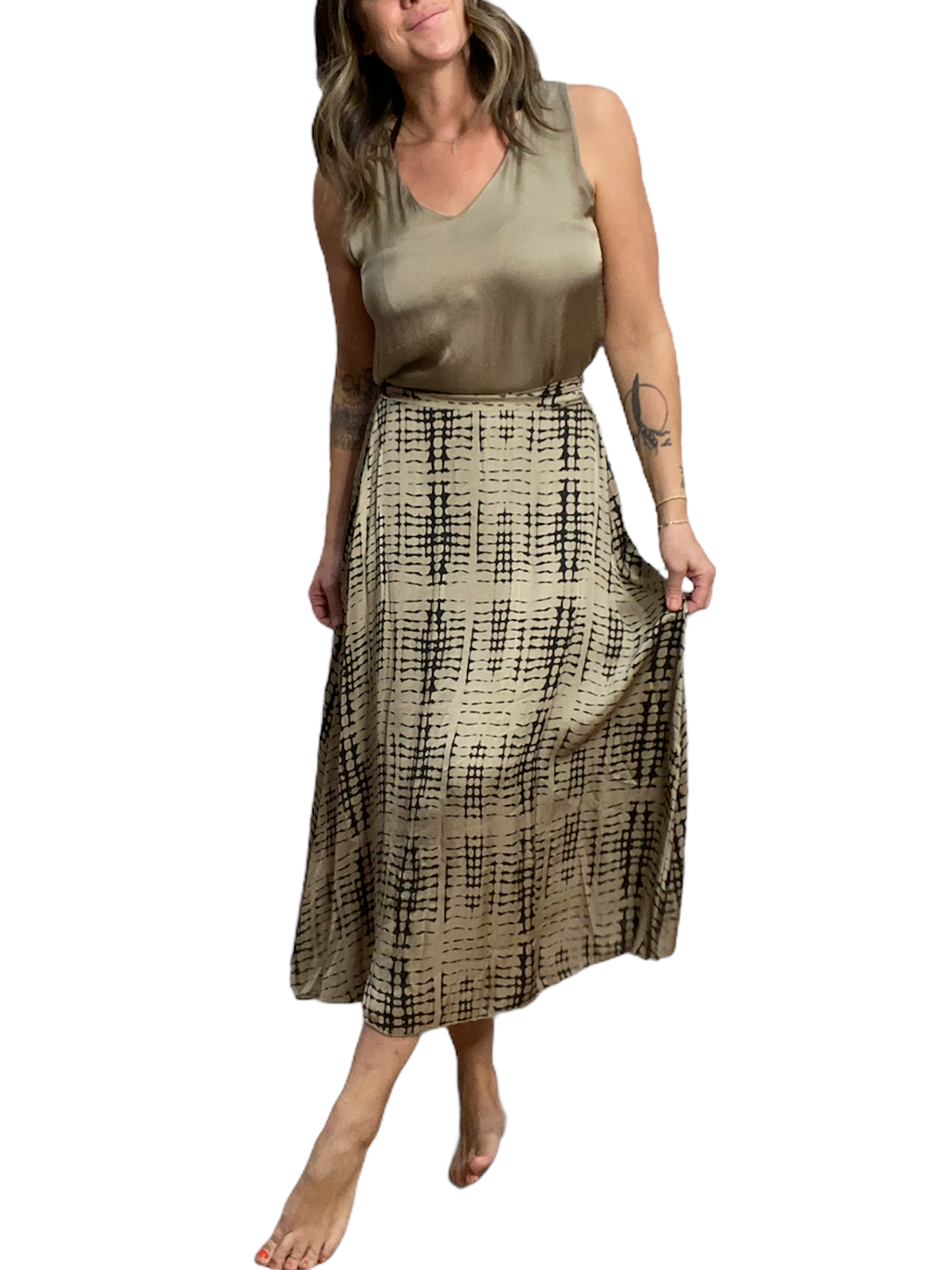 LINEA PRINT MAXI SKIRT - Kingfisher Road - Online Boutique