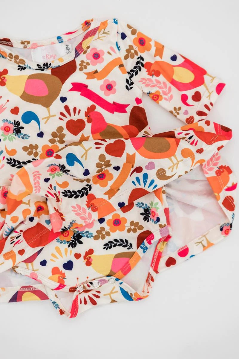 TWIRL BODYSUIT-LITTLE RED HEN - Kingfisher Road - Online Boutique