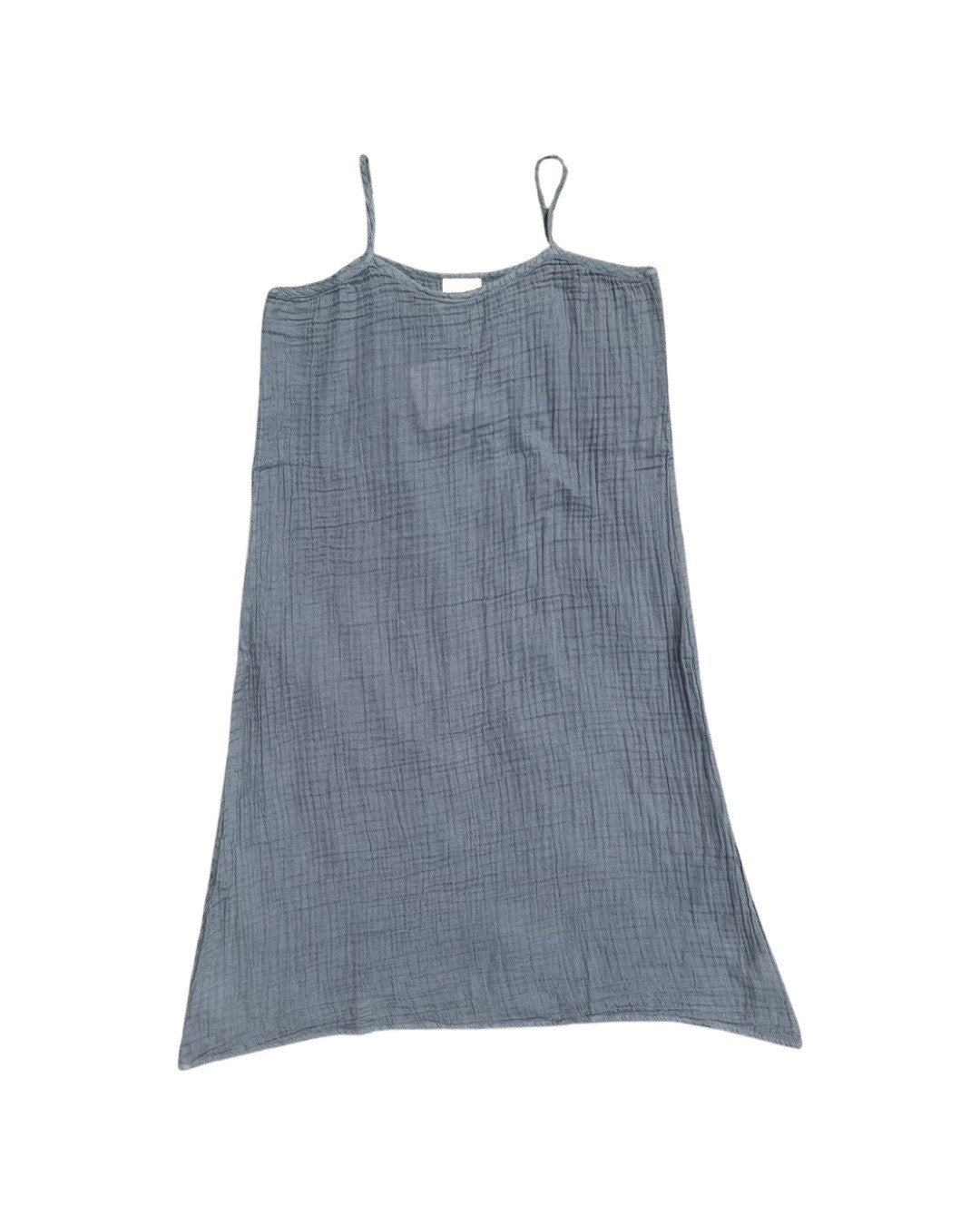 CHARCOAL LONG COTTON SLIP DRESS - Kingfisher Road - Online Boutique