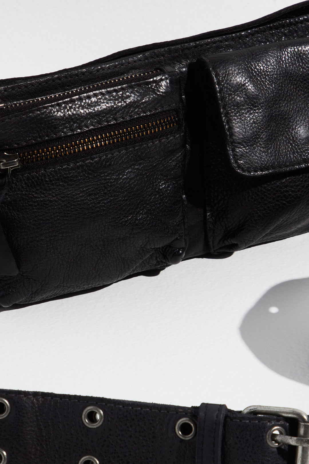 WADE LEATHER SLING-BLACK - Kingfisher Road - Online Boutique