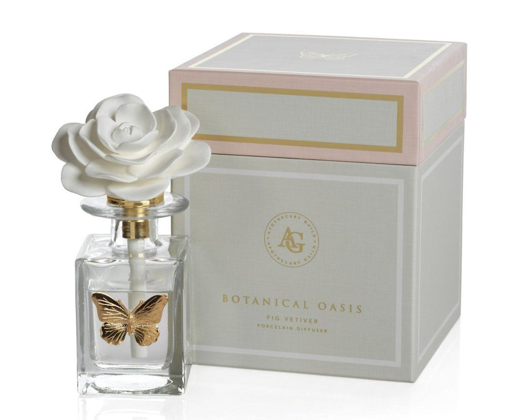 Fig Vetiver Butterfly Diffuser - Kingfisher Road - Online Boutique