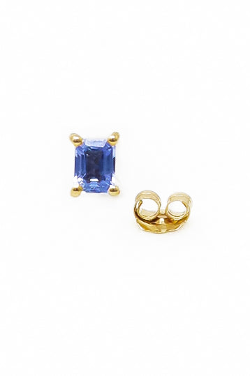 .28ct SAPPHIRE OCTOGON STUD - Kingfisher Road - Online Boutique