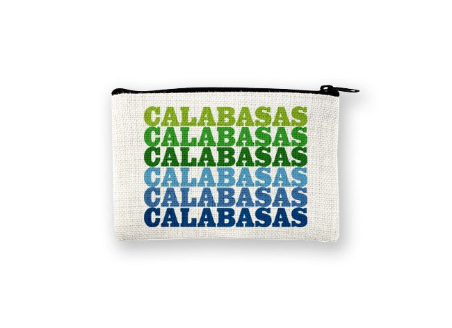 COOL GRAPHICS SMALL POUCH-CALABASAS - Kingfisher Road - Online Boutique