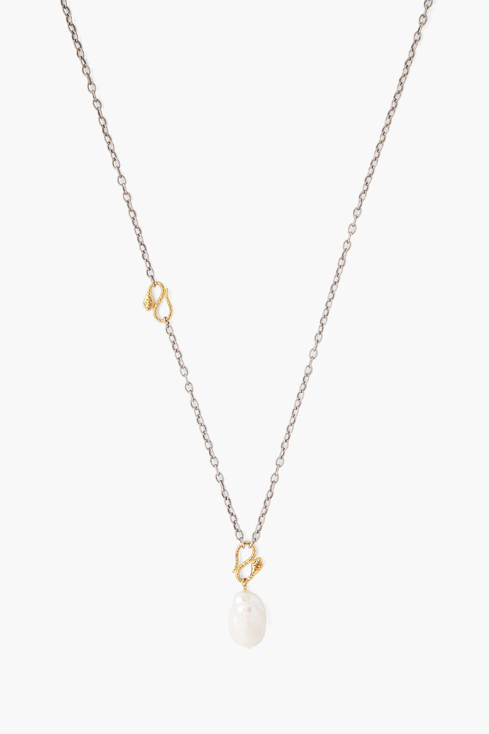 WHITE PEARL GOLD NECKLACE - Kingfisher Road - Online Boutique