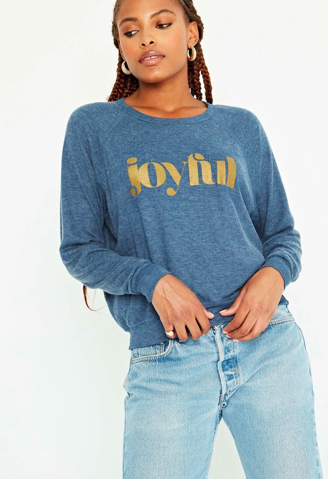 JOYFUL COZY RAGLAN - Kingfisher Road - Online Boutique