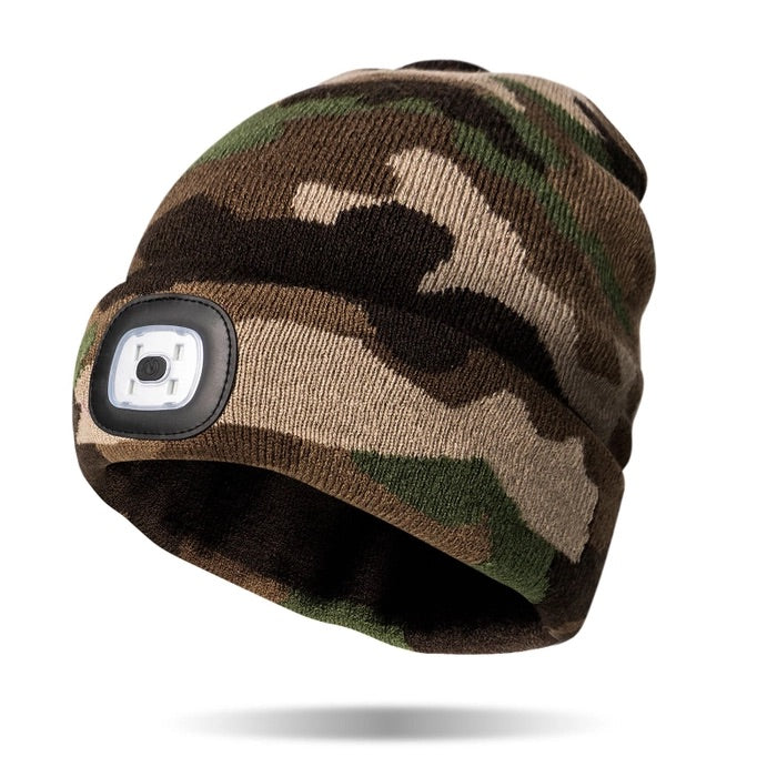 NIGHT SCOPE LED  BEANIE - CAMO - Kingfisher Road - Online Boutique