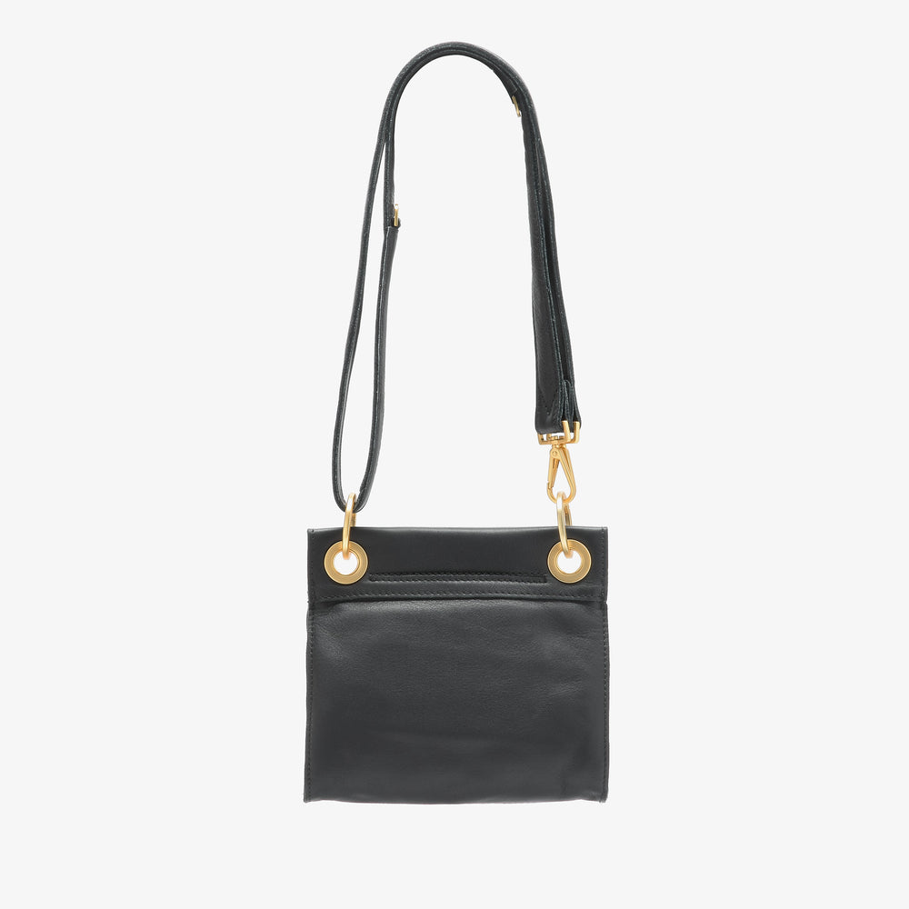 TONY SML CROSSBODY IN BLACK - GOLD - Kingfisher Road - Online Boutique