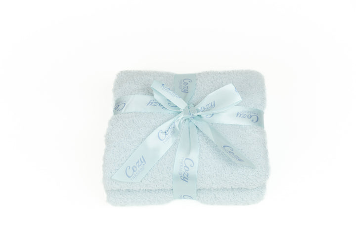BLUE BAMBOO BABY BLANKET - Kingfisher Road - Online Boutique