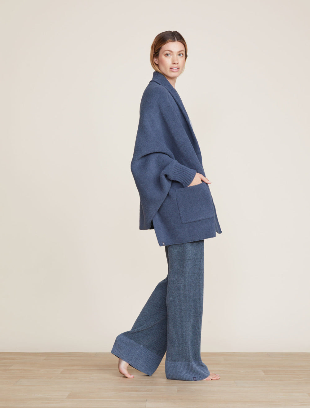 COZYCHIC BLANKET WRAP-SMOKEY BLUE - Kingfisher Road - Online Boutique