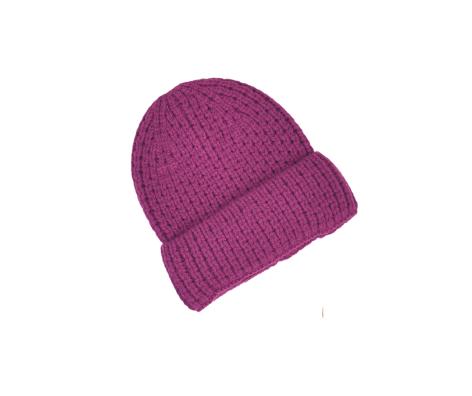 CLASSIC KNIT BEANIE - BOUGAINVILLIER PURPLE - Kingfisher Road - Online Boutique