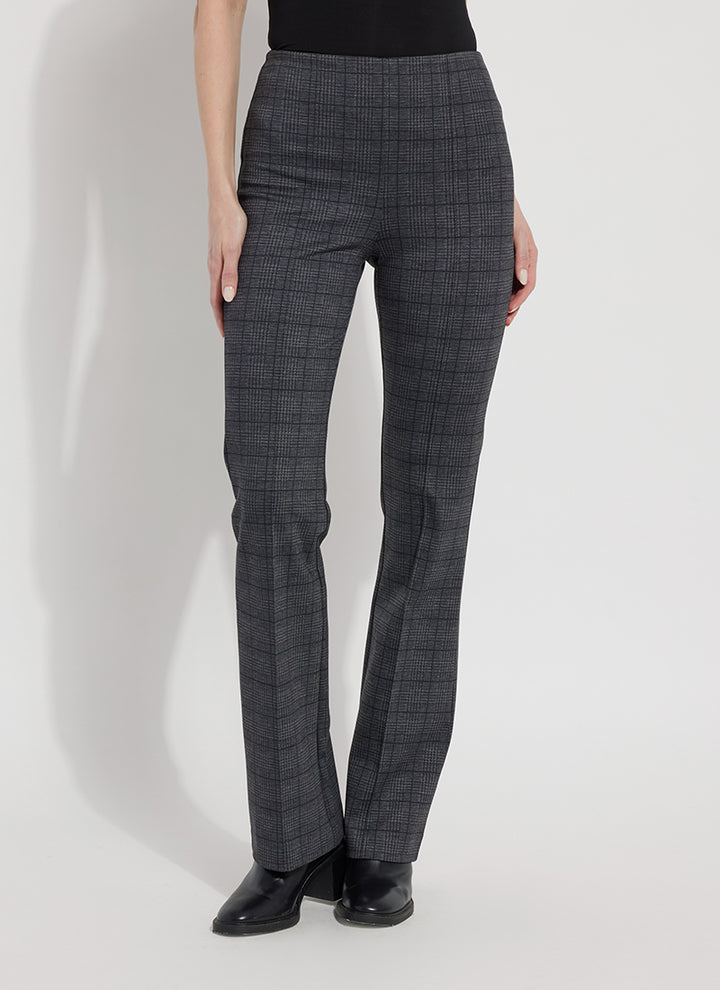 ELYSSE WIDE LEG TROUSER - HIDDEN PLAID - Kingfisher Road - Online Boutique
