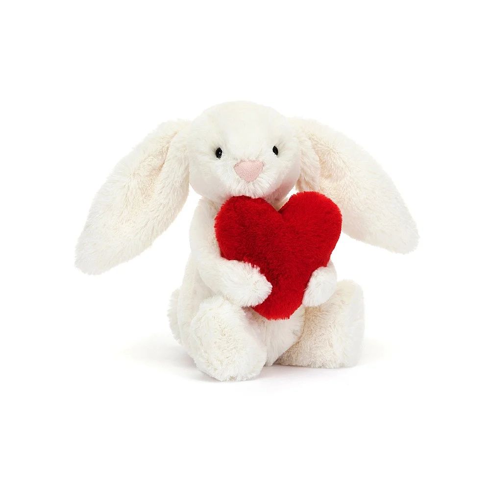 BASHFUL RED LOVE HEART BUNNY LITTLE - Kingfisher Road - Online Boutique