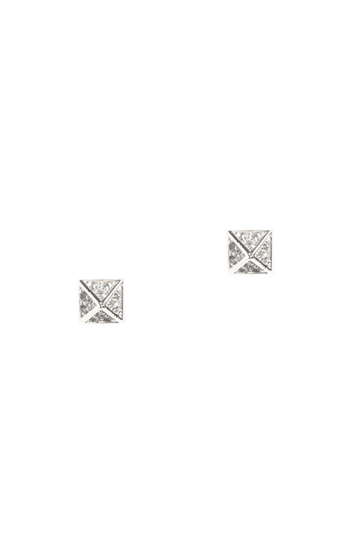 SMALL PYRAMID STUD EARRINGS - Kingfisher Road - Online Boutique