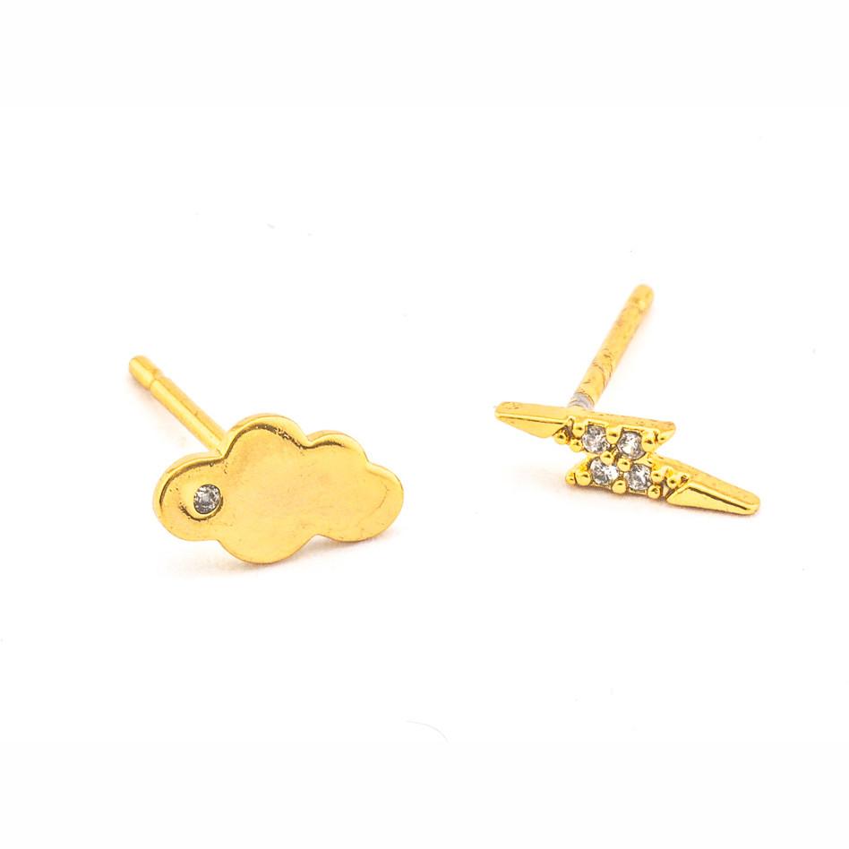 GOLD CLOUD/CZ THUNDER - Kingfisher Road - Online Boutique