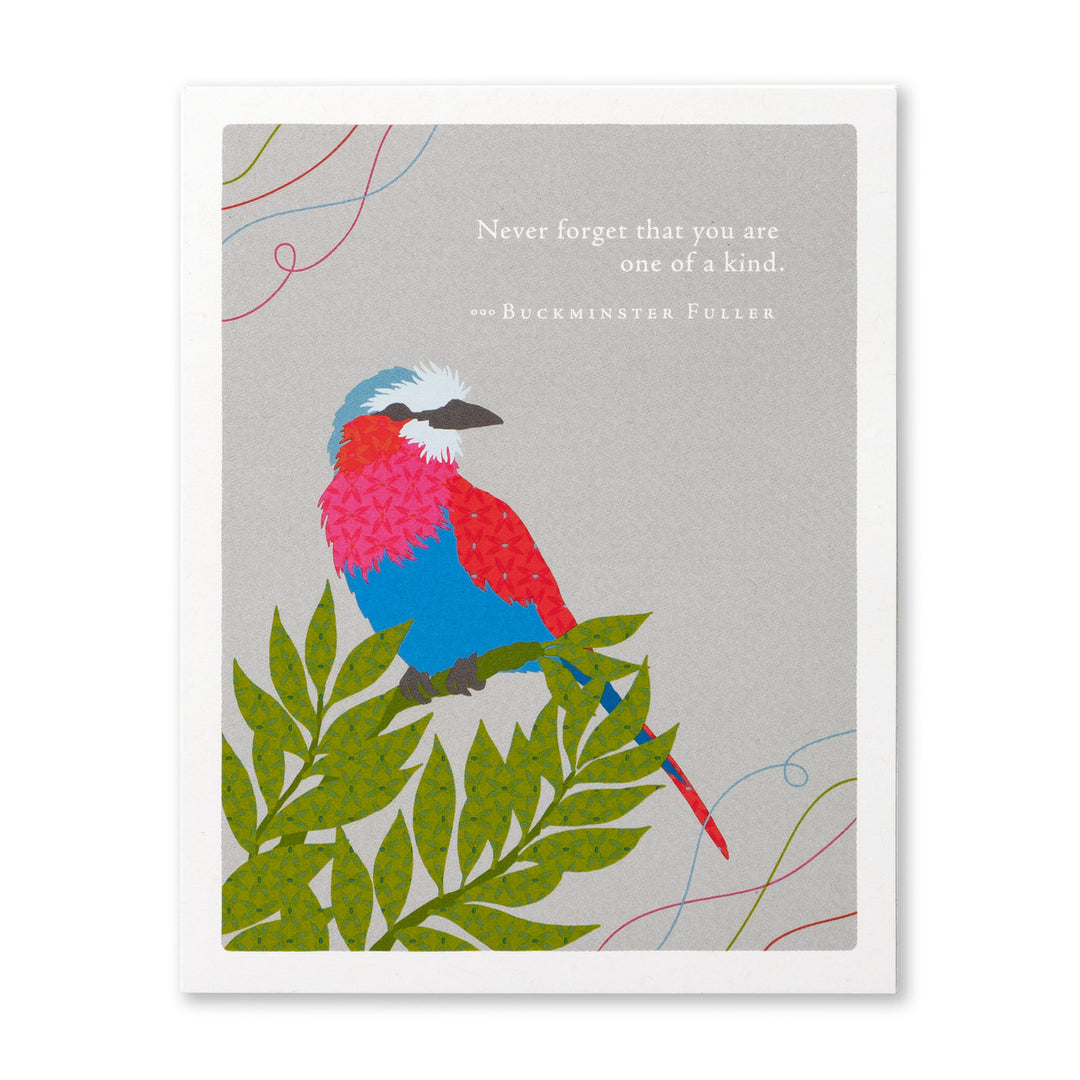 YOU ARE ONE OF A KIND CARD - Kingfisher Road - Online Boutique