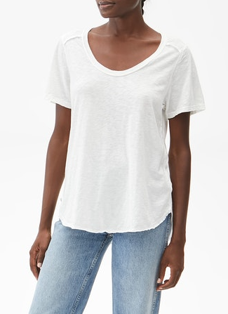 LILY SCOOP NECK TUNIC - WHITE - Kingfisher Road - Online Boutique