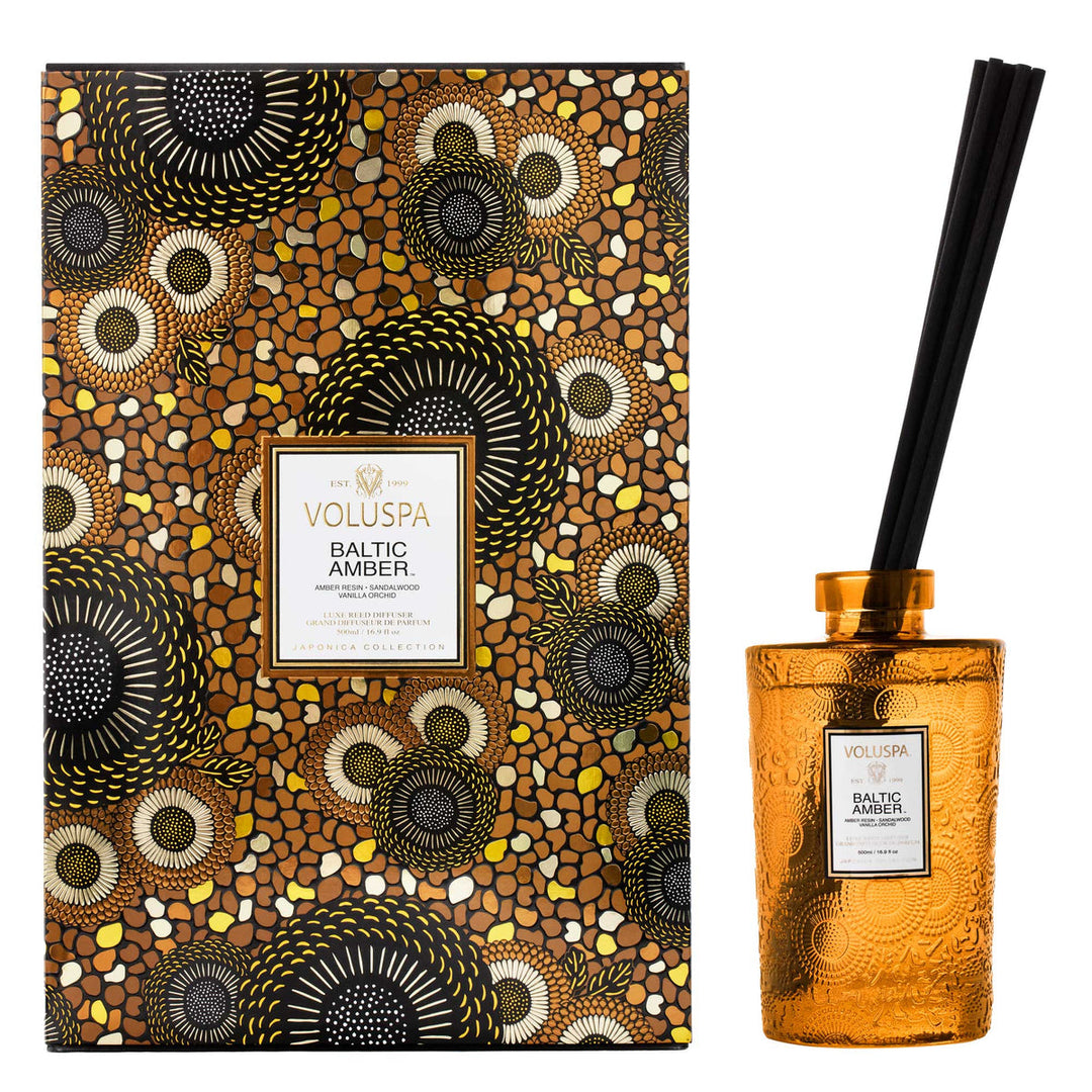 BALTIC AMBER REED DIFFUSER-500ML - Kingfisher Road - Online Boutique