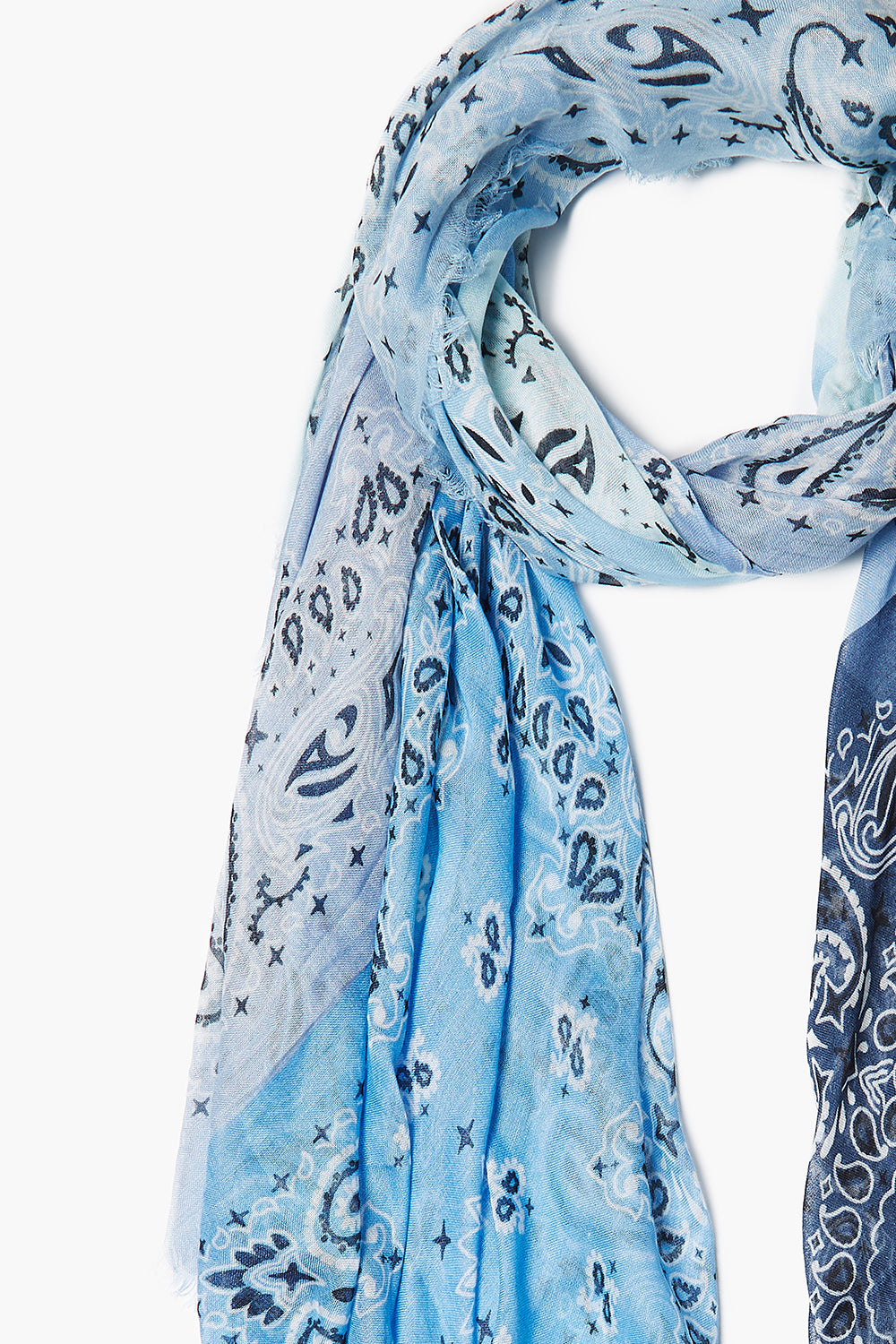 PATCHWORK BANDANA PRINT SCARF - Kingfisher Road - Online Boutique