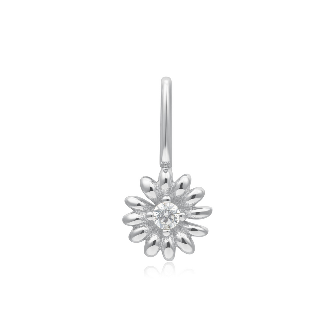 DAISY CHARM-SILVER - Kingfisher Road - Online Boutique