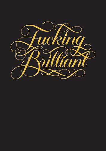 F*cking Brilliant Journal - Kingfisher Road - Online Boutique