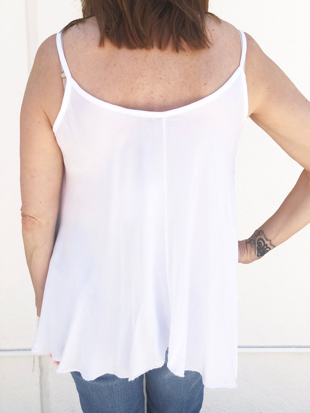White Camisole Tank - Kingfisher Road - Online Boutique