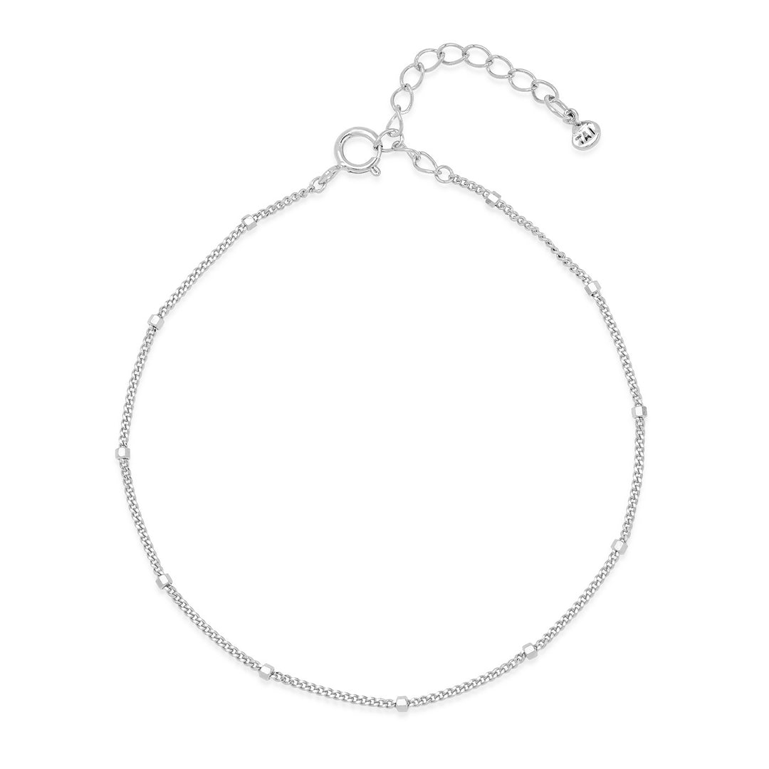 DAINTY CHAIN BRACELET WITH BEAD ACCENTS - Kingfisher Road - Online Boutique