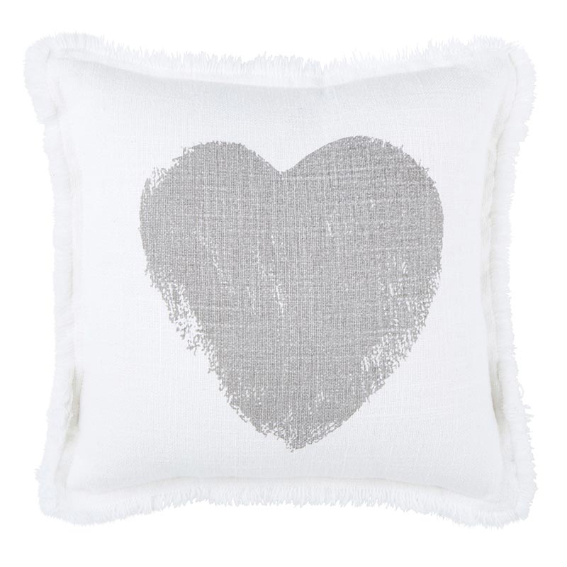 HEART SQUARE PILLOW - Kingfisher Road - Online Boutique