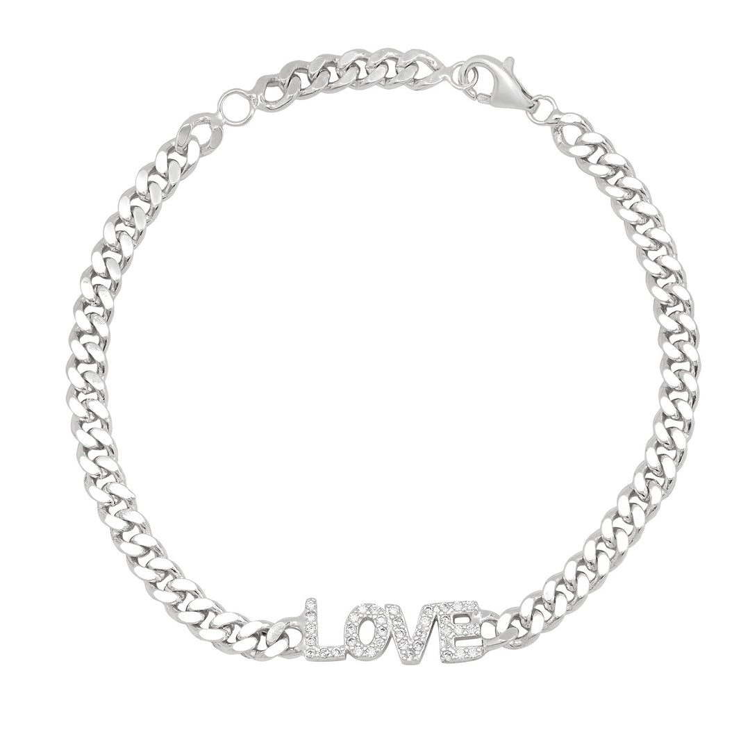 Chain Link Love Bracelet - Kingfisher Road - Online Boutique