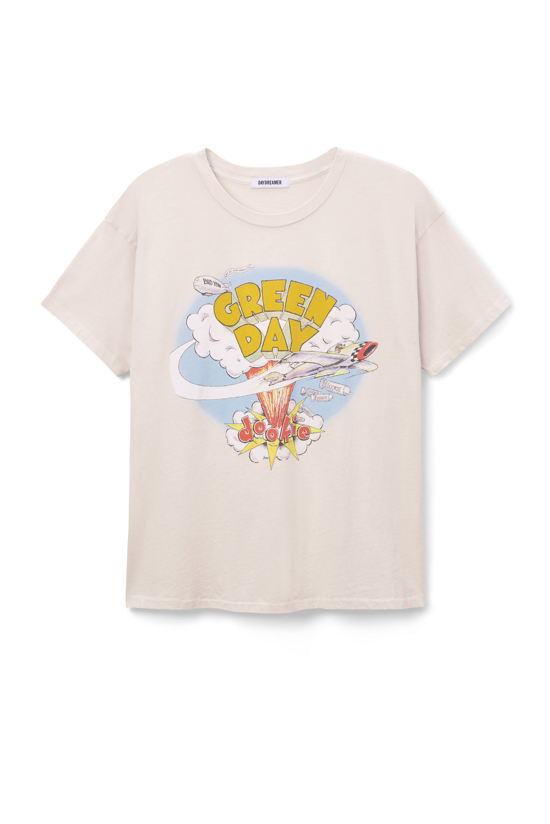 GREEN DAY DOOKIE MERCH TEE-DIRTY WHITE - Kingfisher Road - Online Boutique