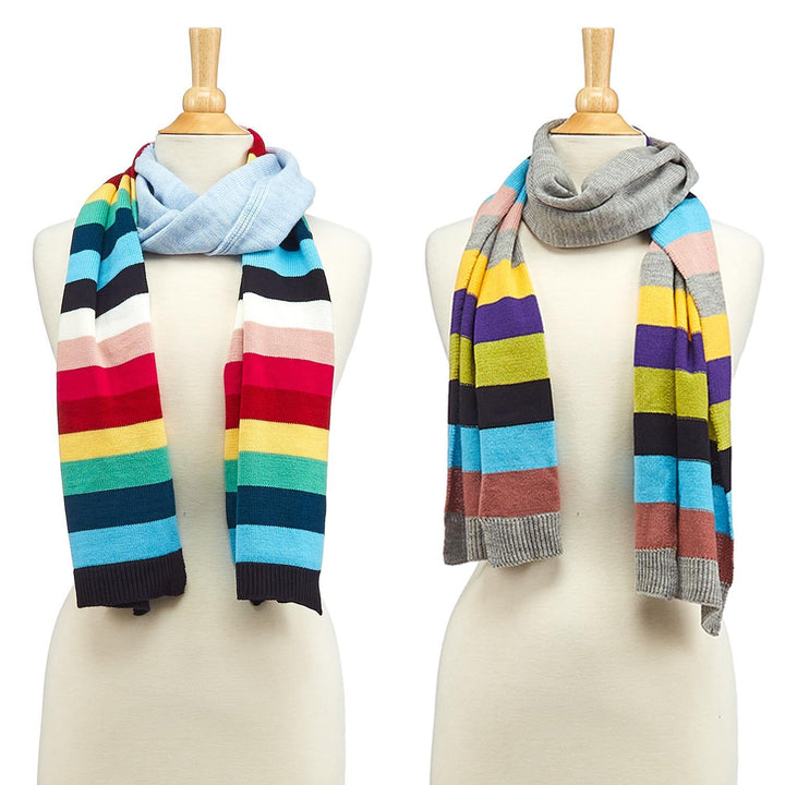 STRIPES AND SOLID SCARVES - Kingfisher Road - Online Boutique