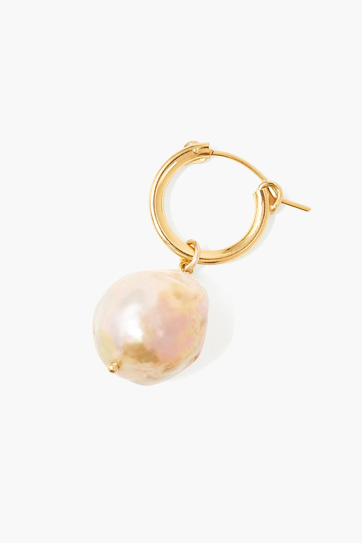 AKOYA PINK PEARL HOOP - Kingfisher Road - Online Boutique