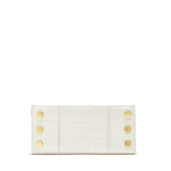 110 NORTH WALLET IN CALLA LILY CROCCO - GOLD - Kingfisher Road - Online Boutique