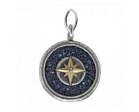 INNER COMPASS PENDANT - Kingfisher Road - Online Boutique
