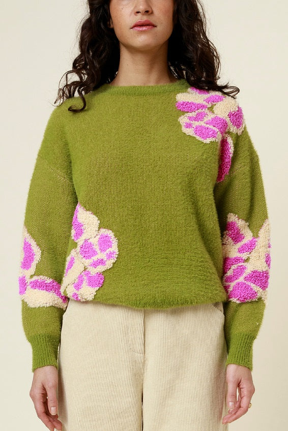 ULYSSIA SWEATER - OLIVE - Kingfisher Road - Online Boutique