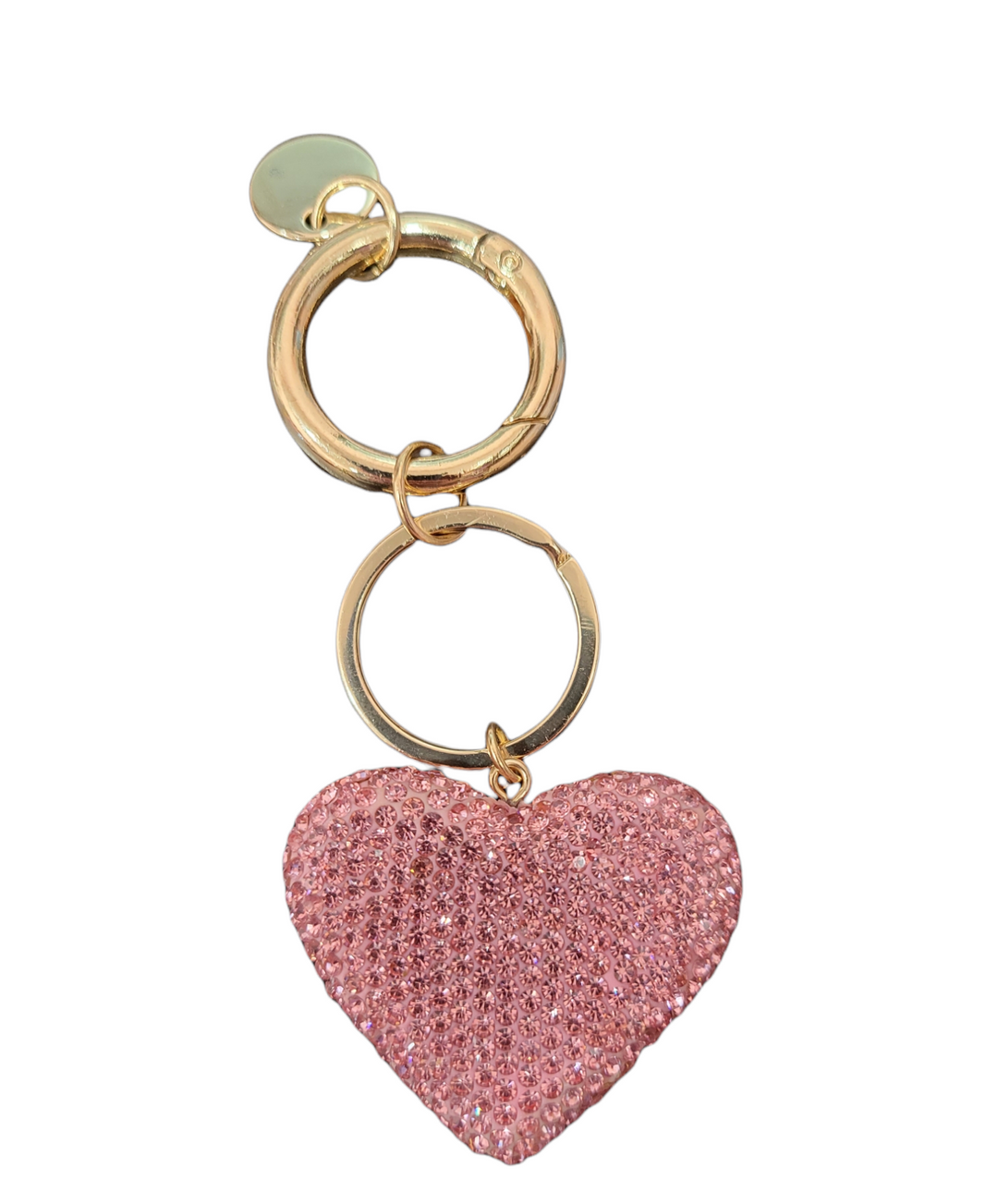 PINK CRYSTAL HEART KEYCHAIN - Kingfisher Road - Online Boutique