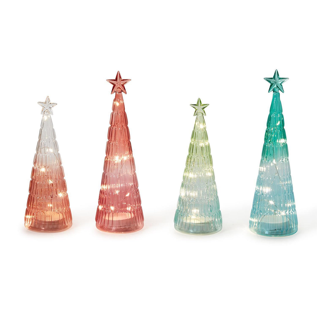 PASTEL OMBRE HOLIDAY TREES-LG - Kingfisher Road - Online Boutique