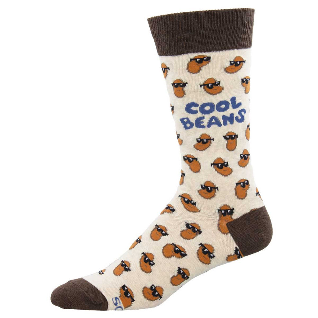 COOL BEANS CREW SOCKS-IVORY HEATHER - Kingfisher Road - Online Boutique