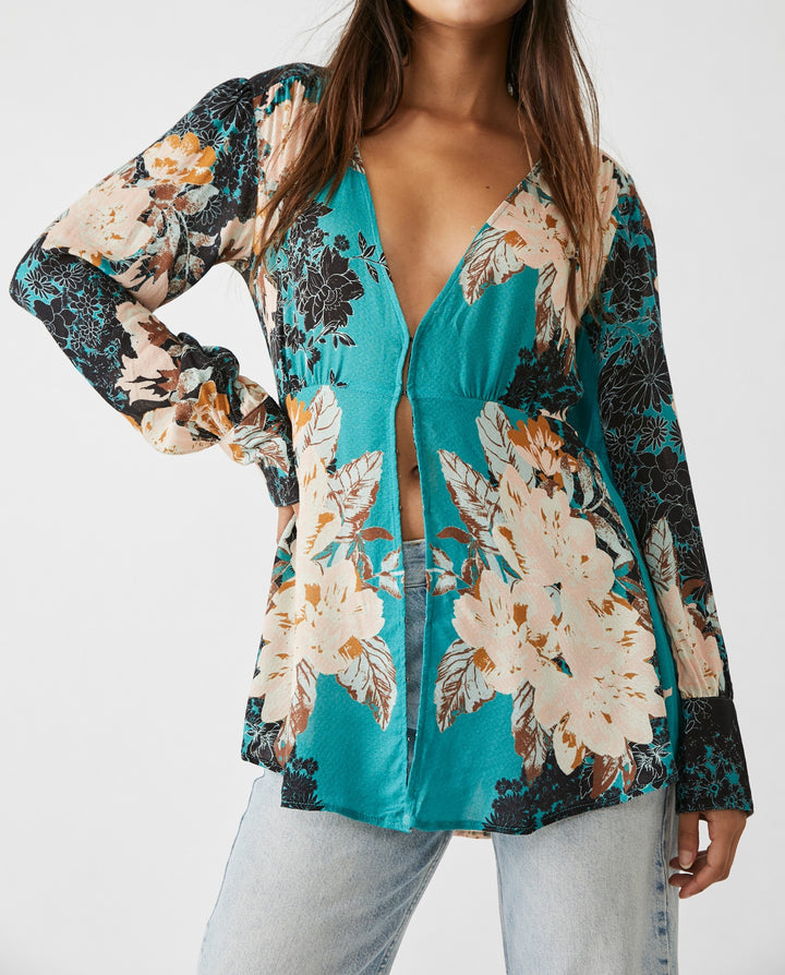 MIKAYLA PRINTED TUNIC - TWILIGHT COMBO - Kingfisher Road - Online Boutique