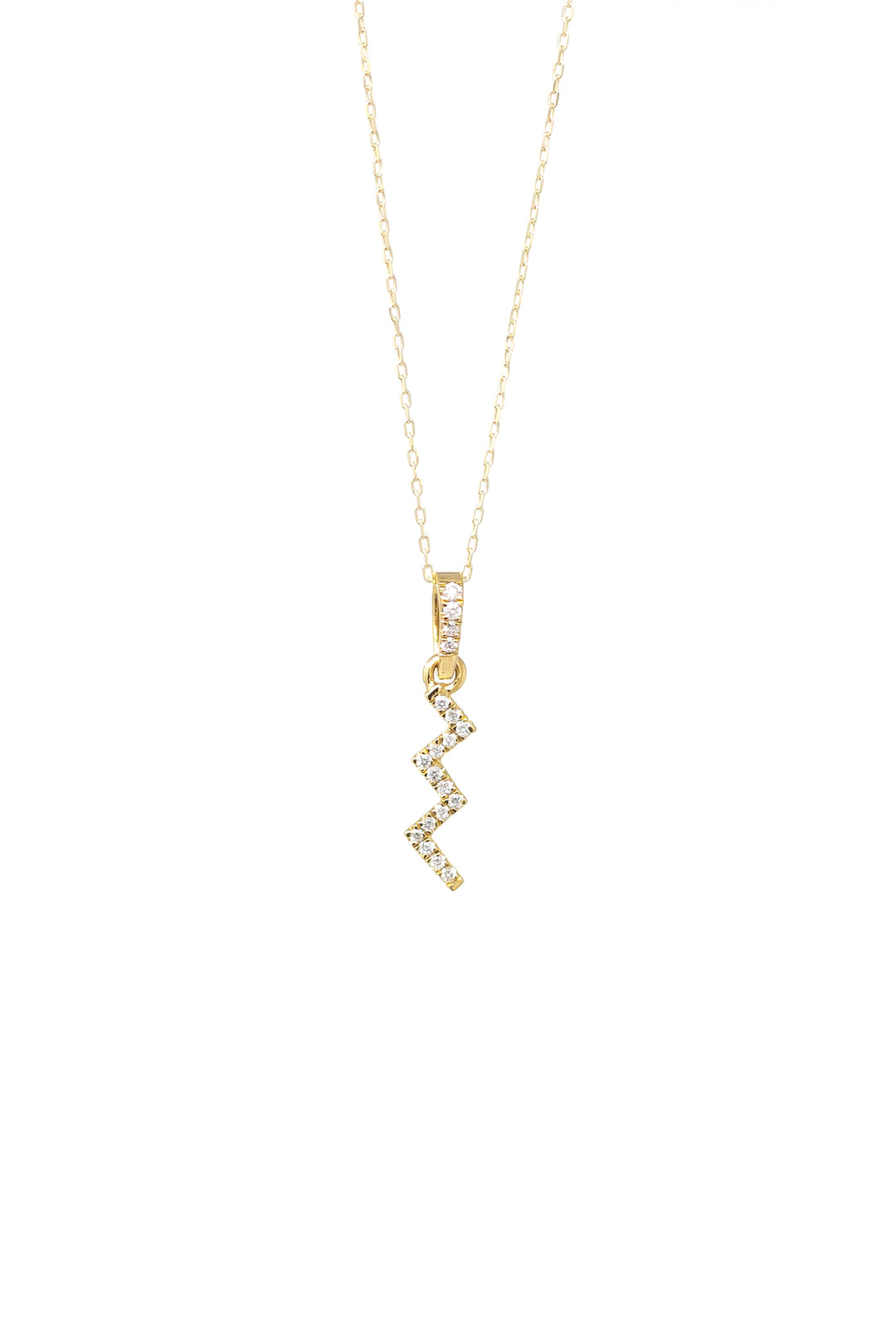 .11ct DIA. ZIG ZAG PENDANT NECKLACE - Kingfisher Road - Online Boutique