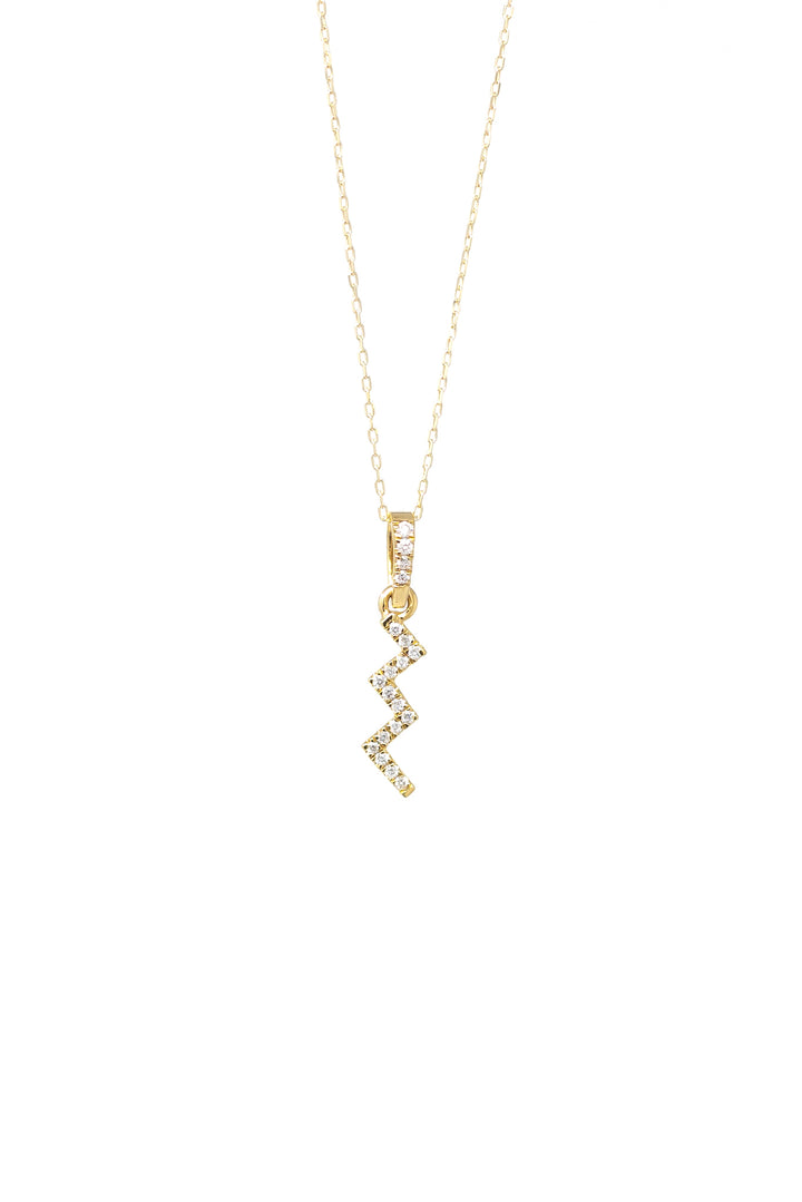 .11ct DIA. ZIG ZAG PENDANT NECKLACE - Kingfisher Road - Online Boutique