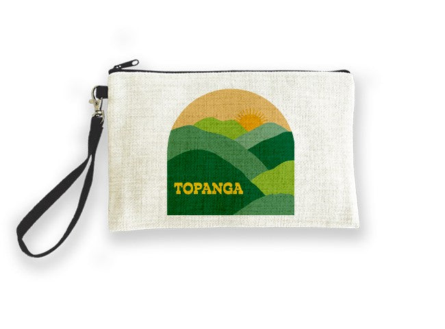 GREEN VALLY ZIP POUCH-TOPANGA - Kingfisher Road - Online Boutique
