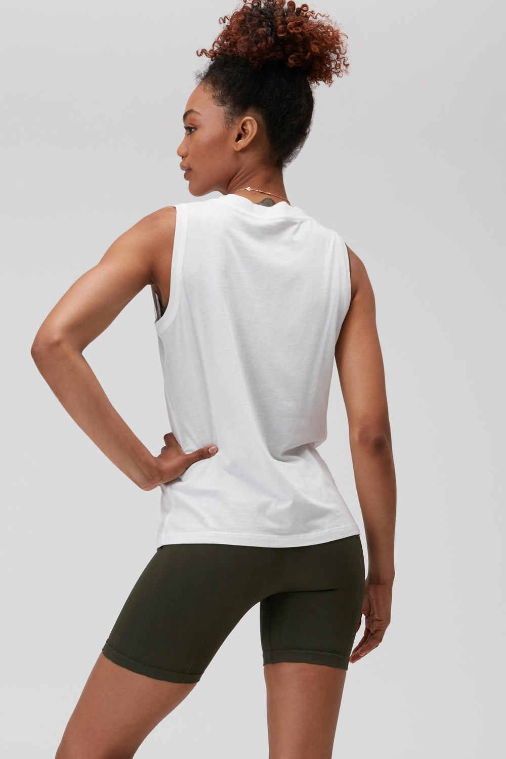 ALL BEINGS ESSENTIAL TANK - STONE - Kingfisher Road - Online Boutique