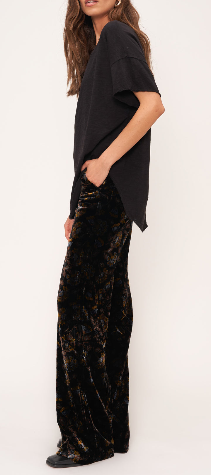 BLACK HAVE IT ALL SLUB TEE - Kingfisher Road - Online Boutique