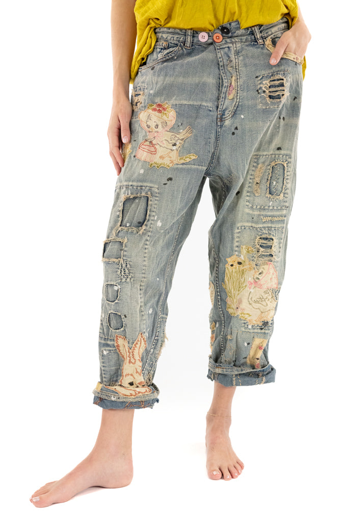 BE A POEM MINERS DENIMS-WASHED INDIGO - Kingfisher Road - Online Boutique