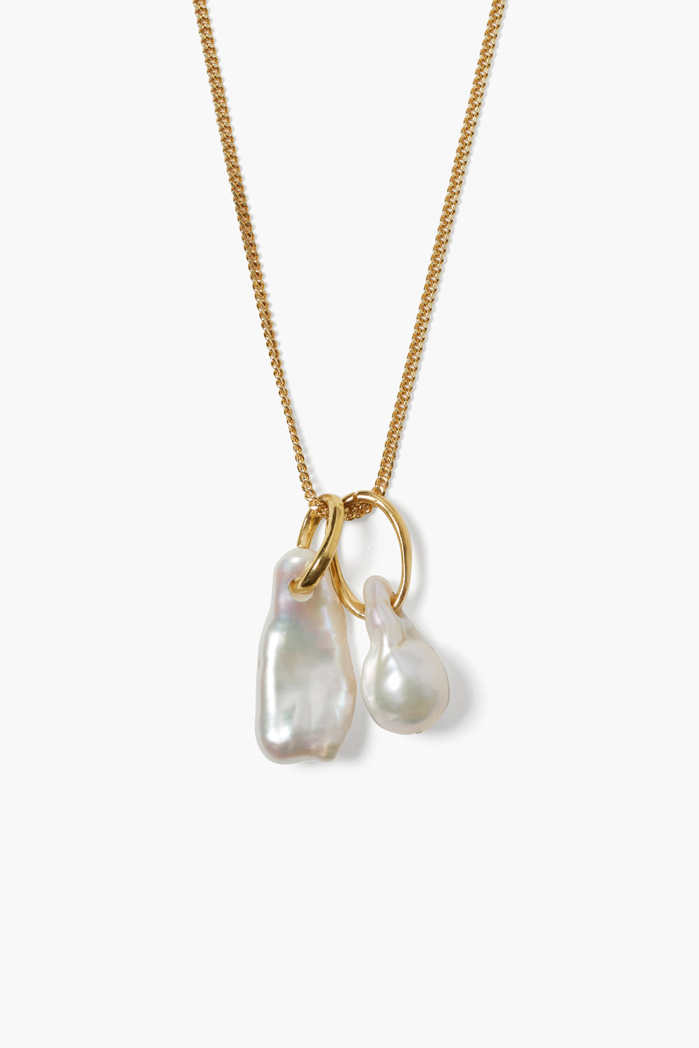 BIWA AND BAROQUE NECKLACE-WHITE PEARL MIX - Kingfisher Road - Online Boutique