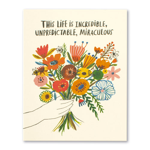 "This Life Is Incredible" Birthday Card - Kingfisher Road - Online Boutique